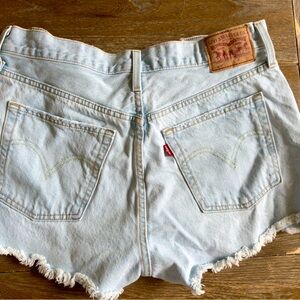 Levi's Light Blue Jean Shorts for Women